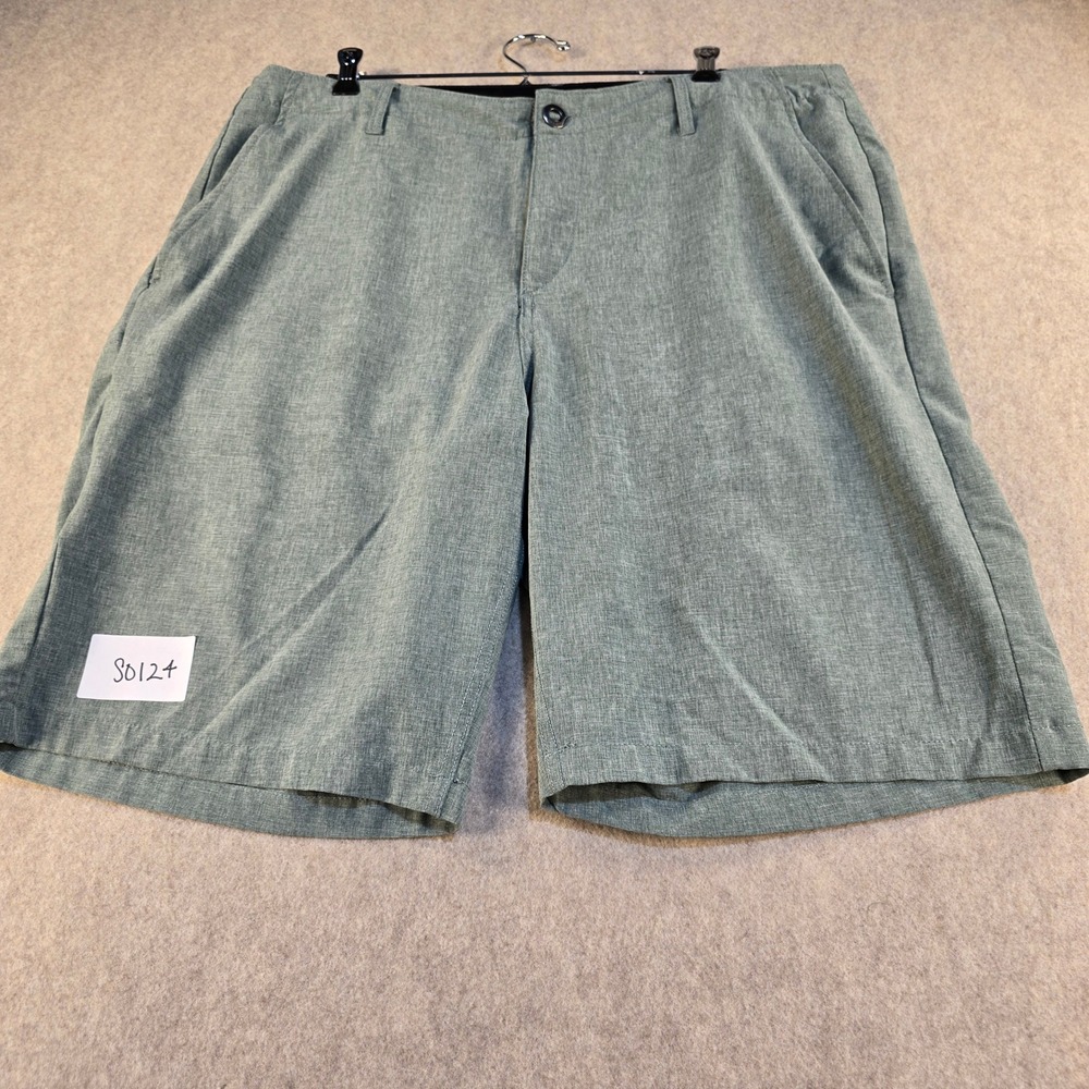 Volcom Surf & Turf Hybrid Shorts Mens 36 Heather Green 4-Way Stretch Walkshorts